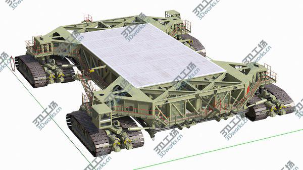 images/goods_img/20210312/3D Mobile Launcher Platform Crawler Rigged model/2.jpg